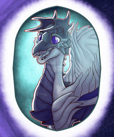 Black Ice Portrait/pfp Scaled Down to Fit in Box