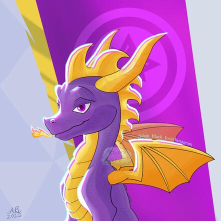 Spyro Marvel Rivals Styled Spyro Marvel Rivals Styled
